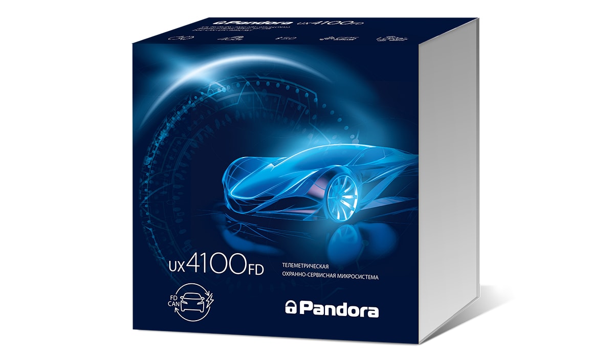 Автомобильная сигнализация Pandora UX 4100 FD